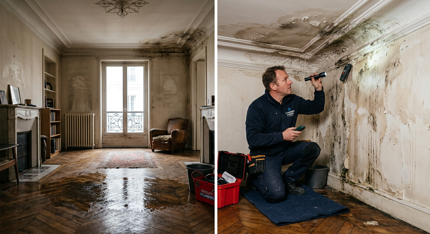 intervention dégât des eaux appartement Savigny-le-Temple